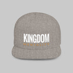 Kingdom Mentality Flat Bill Snapback Hat — Bold Faith-Inspired Streetwear Cap