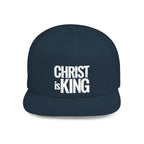 Copy of Christ is King — Flat Bill Snapback Hat — Bold Faith Statement Cap