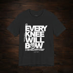 Every Knee Will Bow Light Palette Tee — Christian Faith Graphic T-Shirt