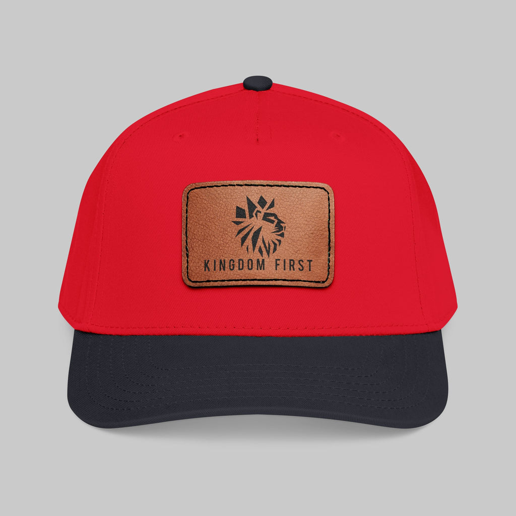 Copy of Kingdom First Leather Patch Baseball Cap