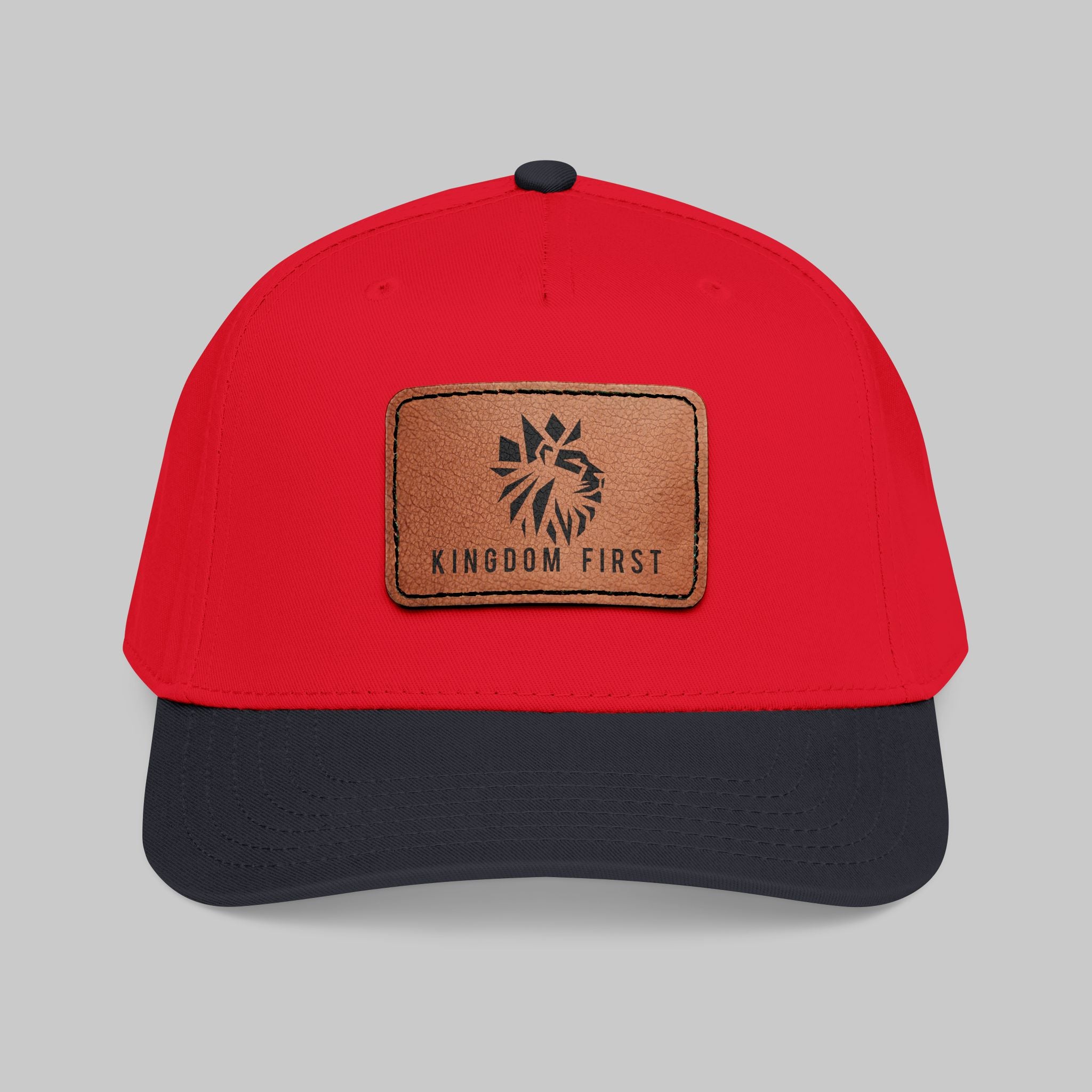 Copy of Kingdom First Leather Patch Baseball Cap