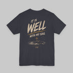 Wellness Unisex Tee with Psalm 23:1 Design