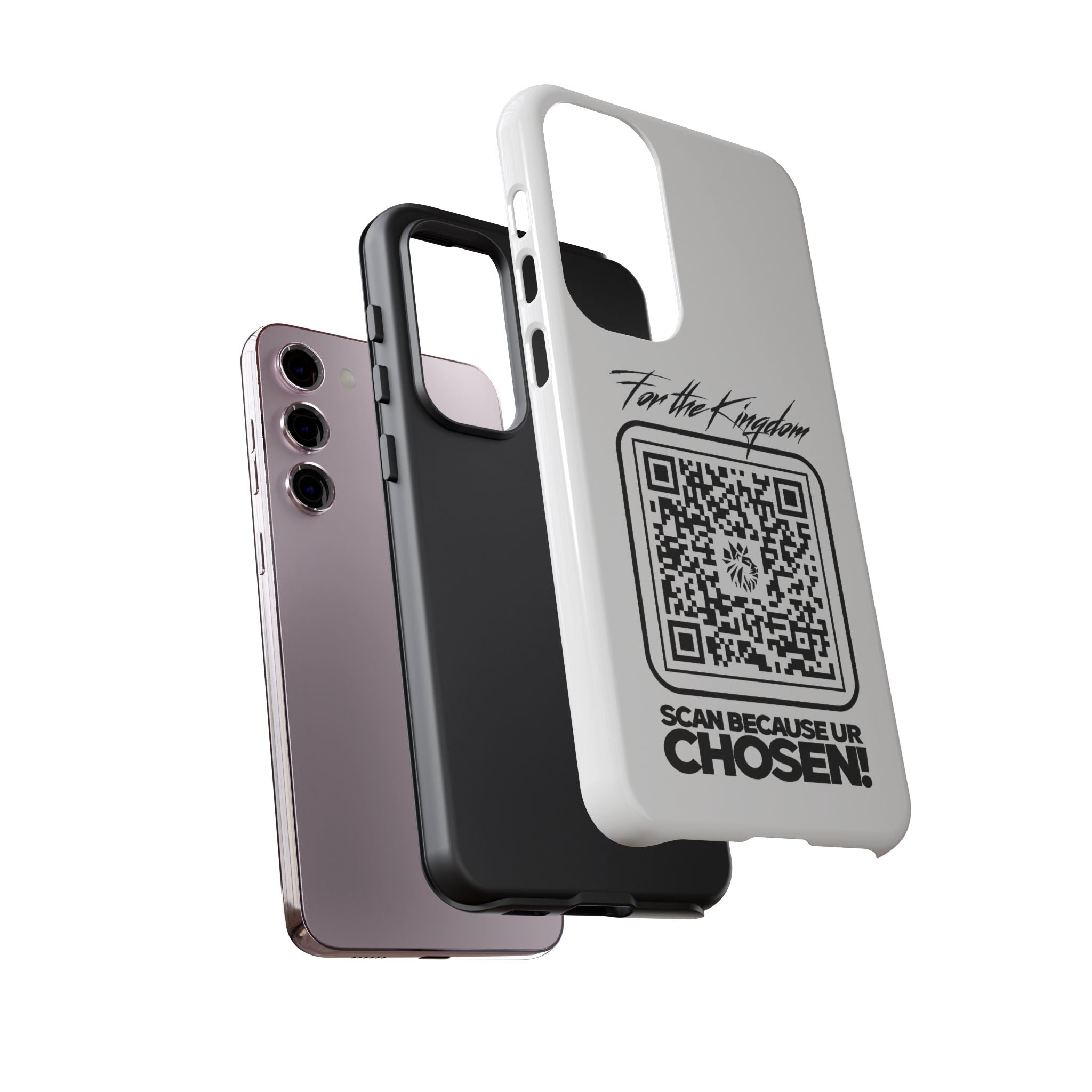Phone Case — “For the Kingdom” QR Design: Scan Because Ur Chosen