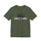 Christ Is King Crown Light Pallete Tee — Christian Faith Shirt
