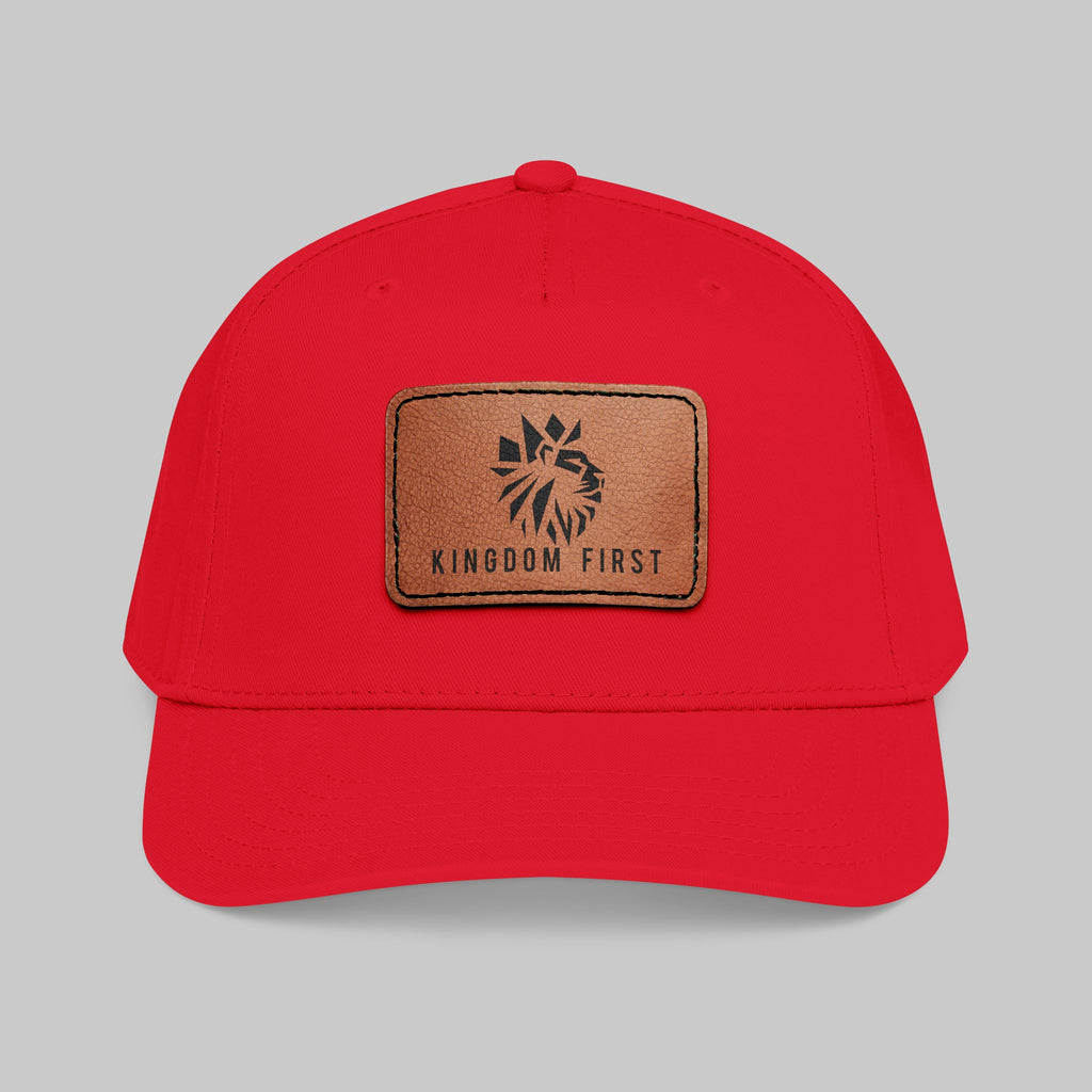 Copy of Kingdom First Leather Patch Baseball Cap