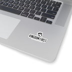 Kingdom First Sticker — Matthew 6:33 Christian Lion Decal