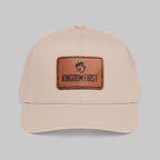 Kingdom First Leather Patch Baseball Cap