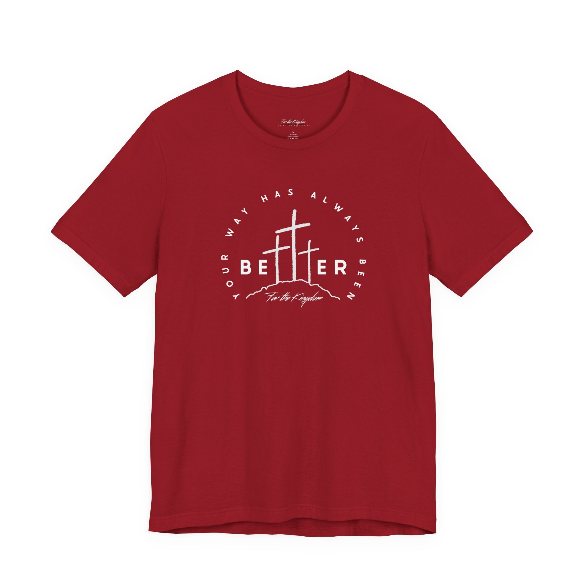 BEtttER - Christian Cross Light Palette Tee (Your Way Has Always Been Better)