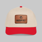 Kingdom First Leather Patch Baseball Cap