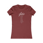 Focus on Jesus - Light Palette Inspirational Christian Women's T-Shirt