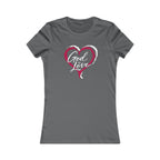 Women's Heart Tee — Simple Pink Brushstroke Heart T-Shirt