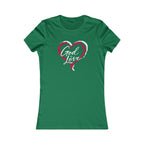 Women's Heart Tee — Simple Pink Brushstroke Heart T-Shirt