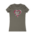Women's Heart Tee — Simple Pink Brushstroke Heart T-Shirt