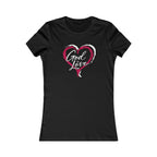 Women's Heart Tee — Simple Pink Brushstroke Heart T-Shirt
