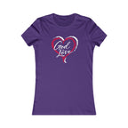 Women's Heart Tee — Simple Pink Brushstroke Heart T-Shirt