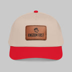 Kingdom First Leather Patch Baseball Cap
