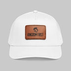 Kingdom First Leather Patch Baseball Cap