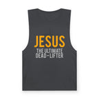 Jesus the Ultimate Dead-Lifter Tank — Christian Fitness Muscle Gym Tank