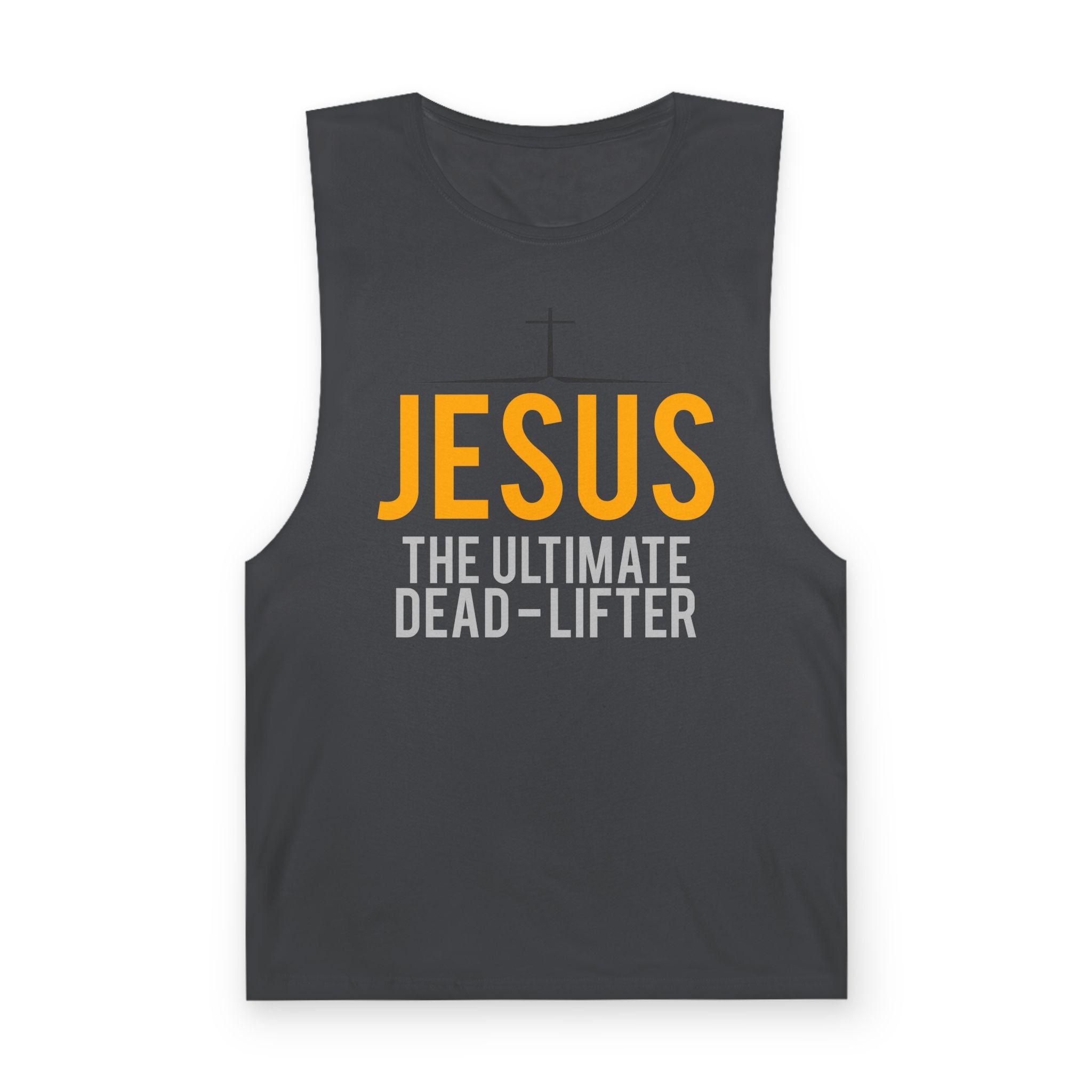 Jesus the Ultimate Dead-Lifter Tank — Christian Fitness Muscle Gym Tank