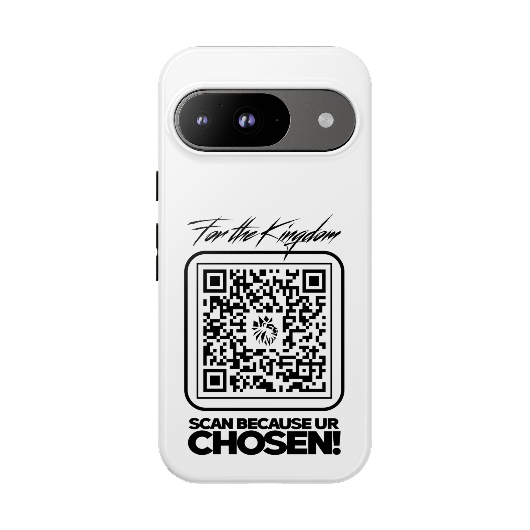 Phone Case — “For the Kingdom” QR Design: Scan Because Ur Chosen