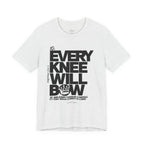 Every Knee Will Bow Dark Palette Tee — Christian Faith Graphic T-Shirt