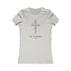He Is Risen FTK2 Floral Cross Women's Tee