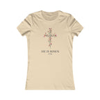 He Is Risen FTK2 Floral Cross Women's Tee
