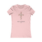He Is Risen FTK2 Floral Cross Women's Tee