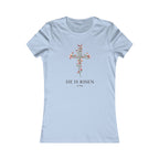 He Is Risen FTK2 Floral Cross Women's Tee