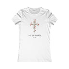 He Is Risen FTK2 Floral Cross Women's Tee