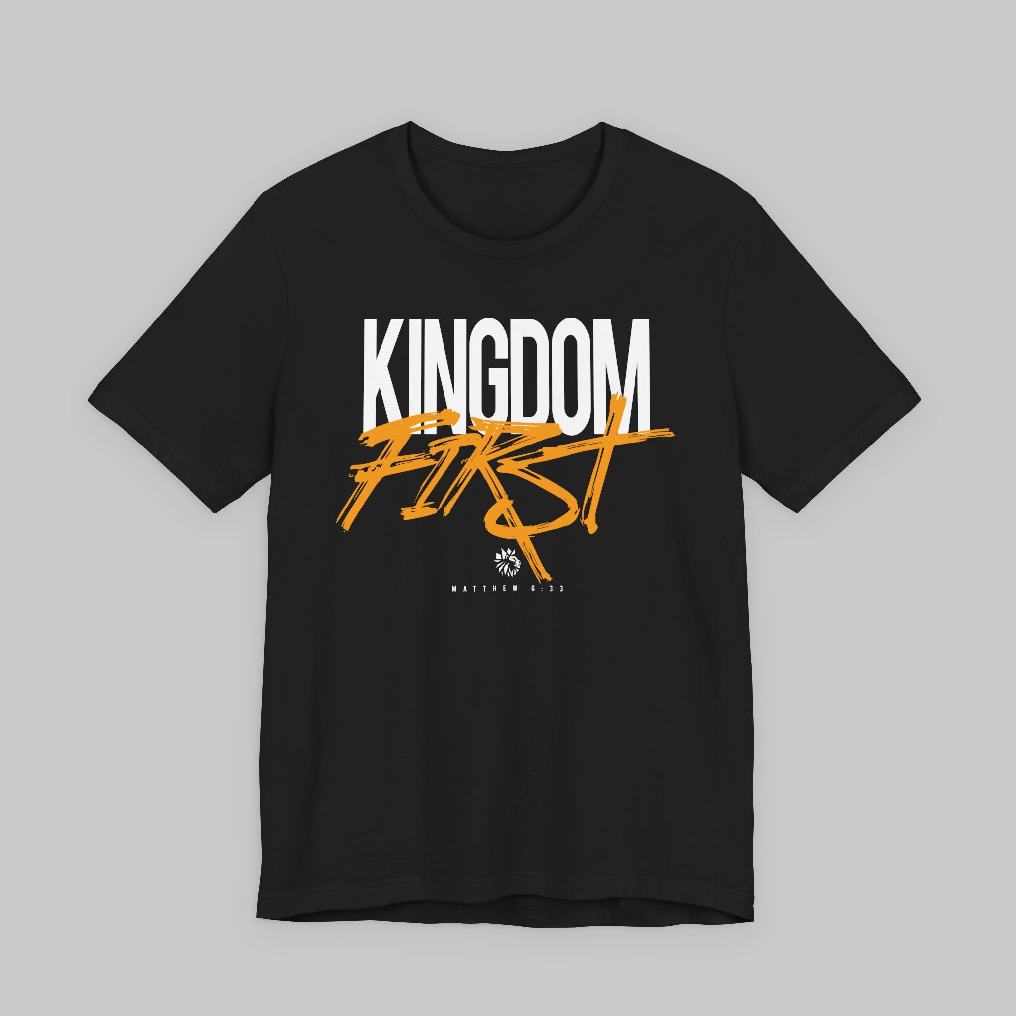 Kingdom First Tee — Christian Faith Graphic T-Shirt
