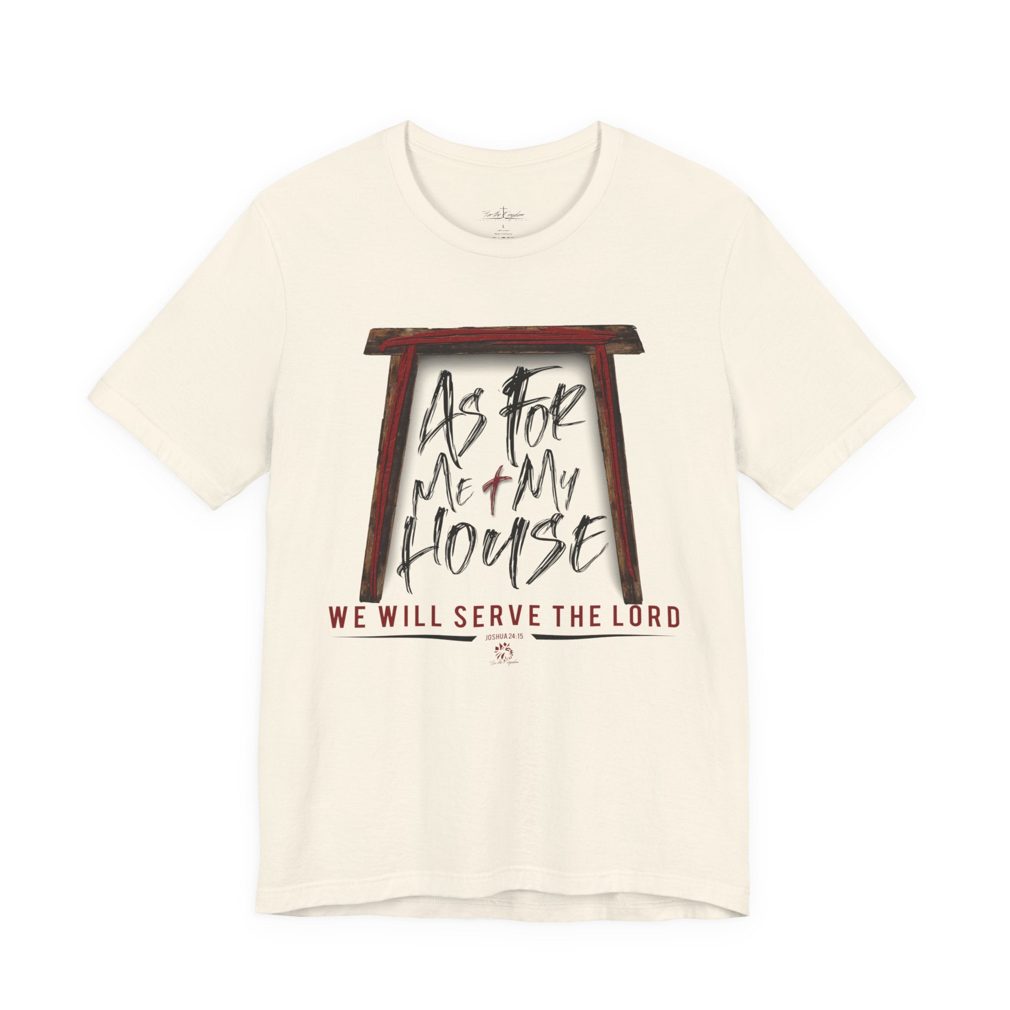 “As For Me & My House" Dark Pallete Christian Tee
