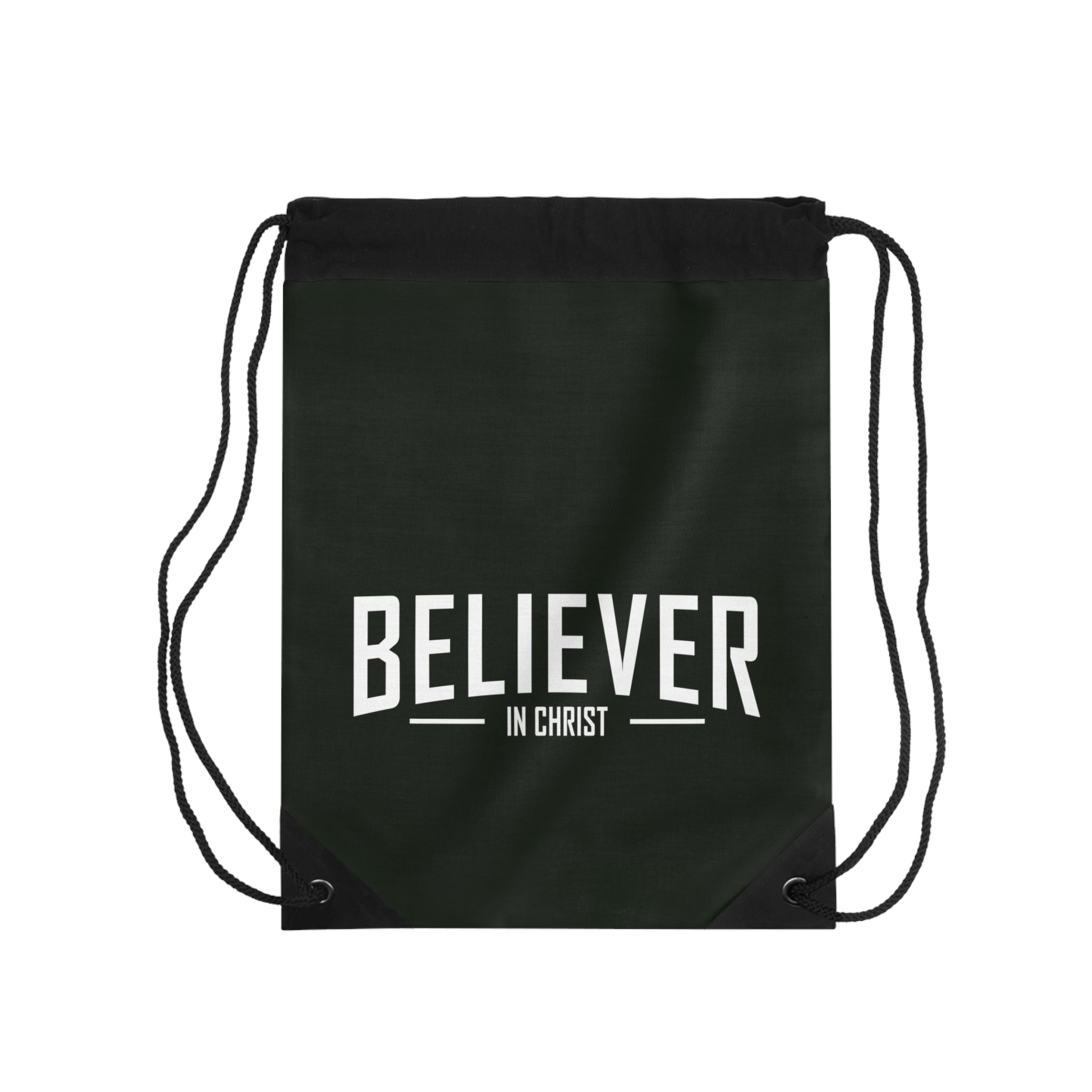 Christian 'Believer in Christ' Lion of Judah Drawstring Bag — Faith Gym Sack for Church, Youth Groups & Daily Use