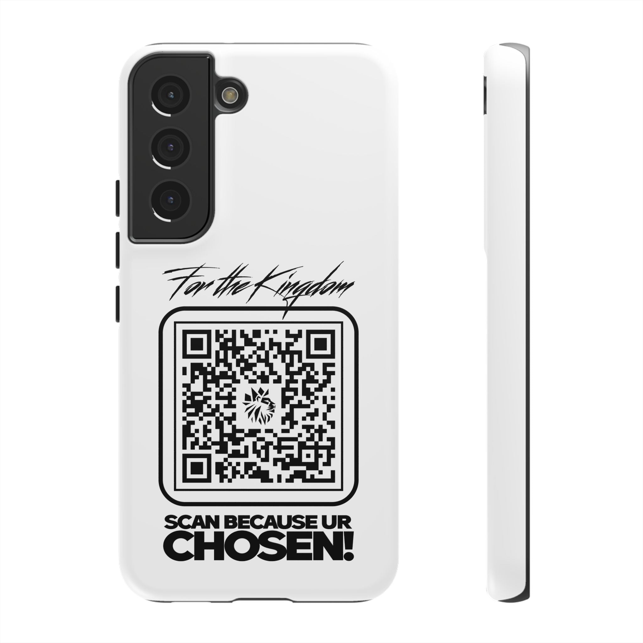 Phone Case — “For the Kingdom” QR Design: Scan Because Ur Chosen