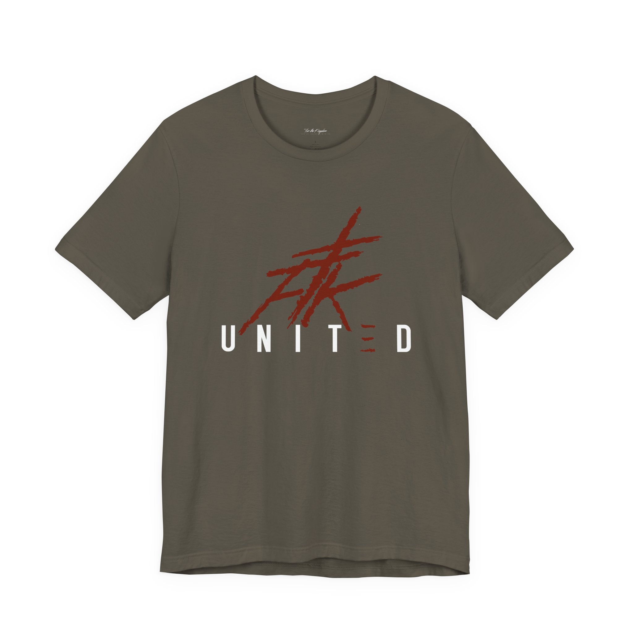 FTK UNIT≡D Logo Light Pallete T-Shirt — Bold Brushstroke Graphic Tee
