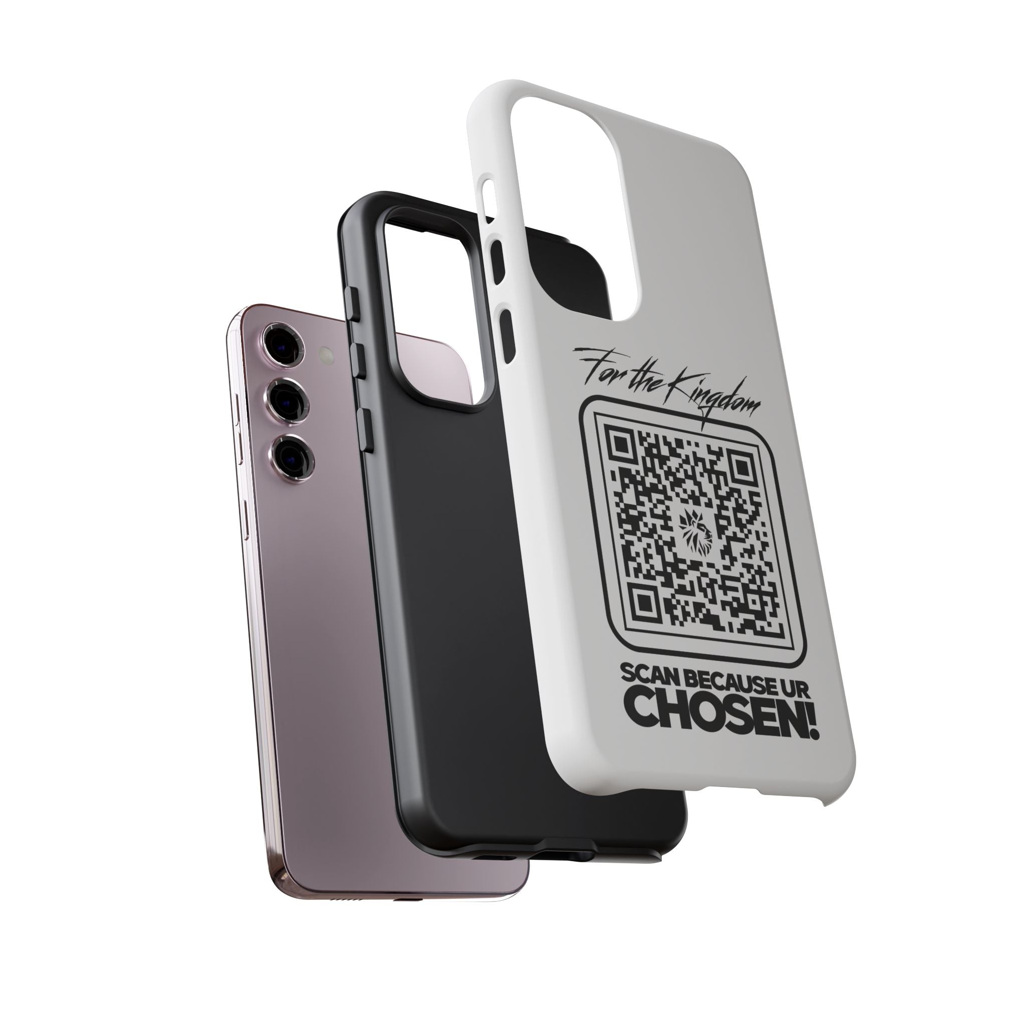 Phone Case — “For the Kingdom” QR Design: Scan Because Ur Chosen