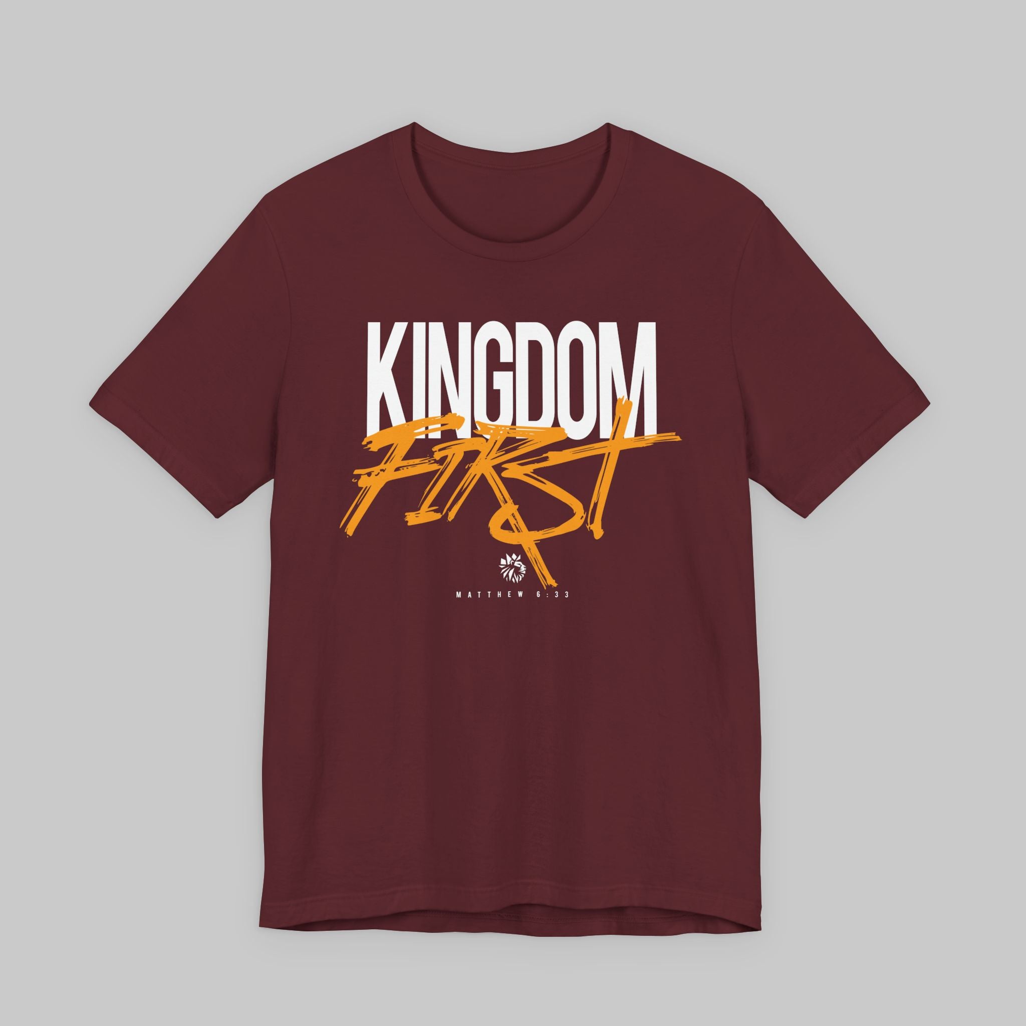 Kingdom First Tee — Christian Faith Graphic T-Shirt