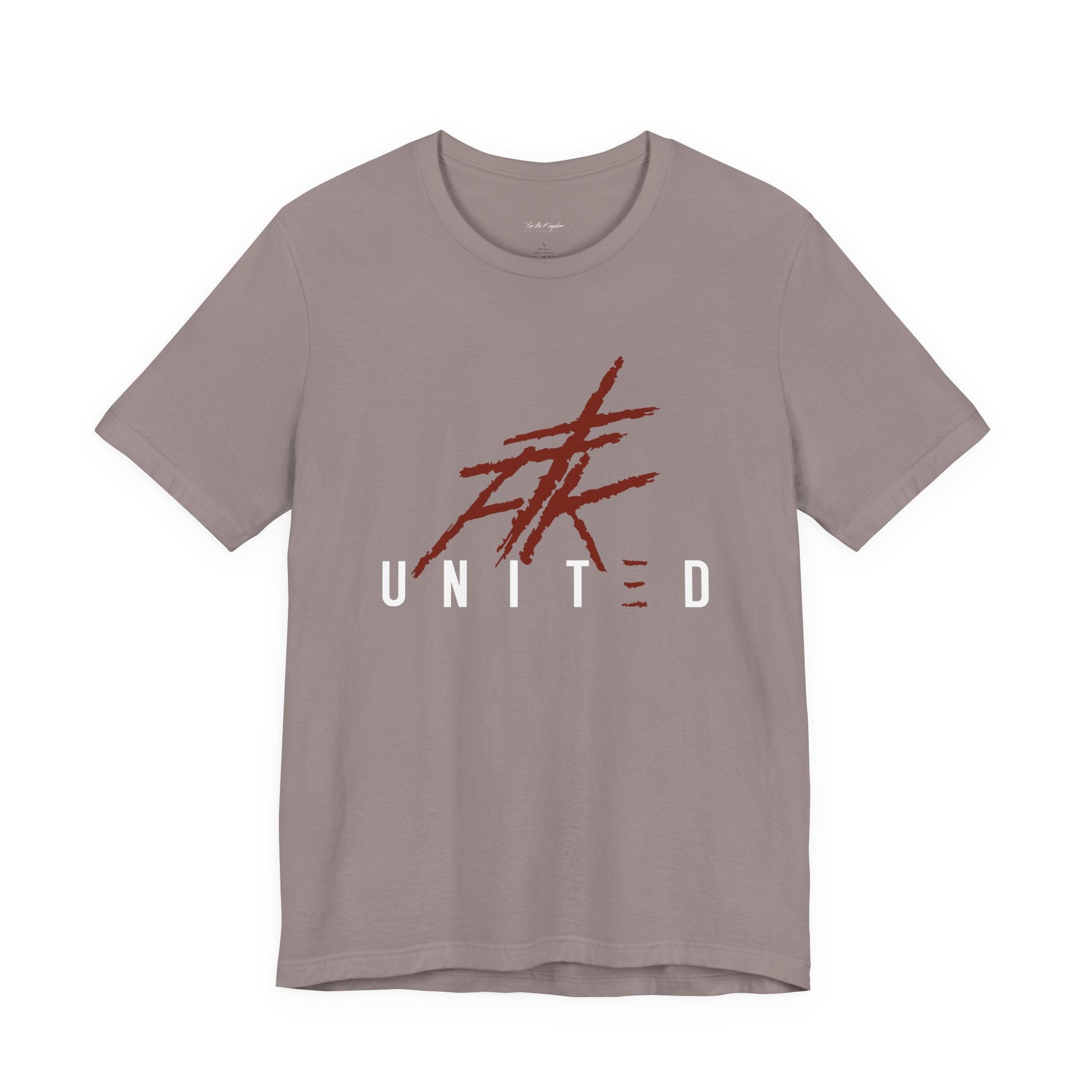 FTK UNIT≡D Logo Light Pallete T-Shirt — Bold Brushstroke Graphic Tee