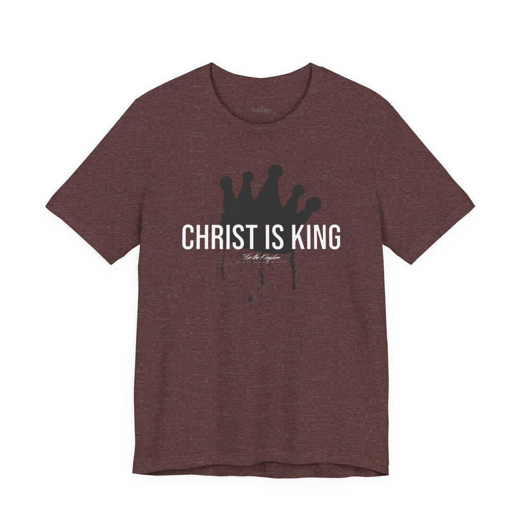 Christ Is King Crown Light Pallete Tee — Christian Faith Shirt