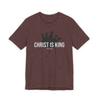 Christ Is King Crown Light Pallete Tee — Christian Faith Shirt