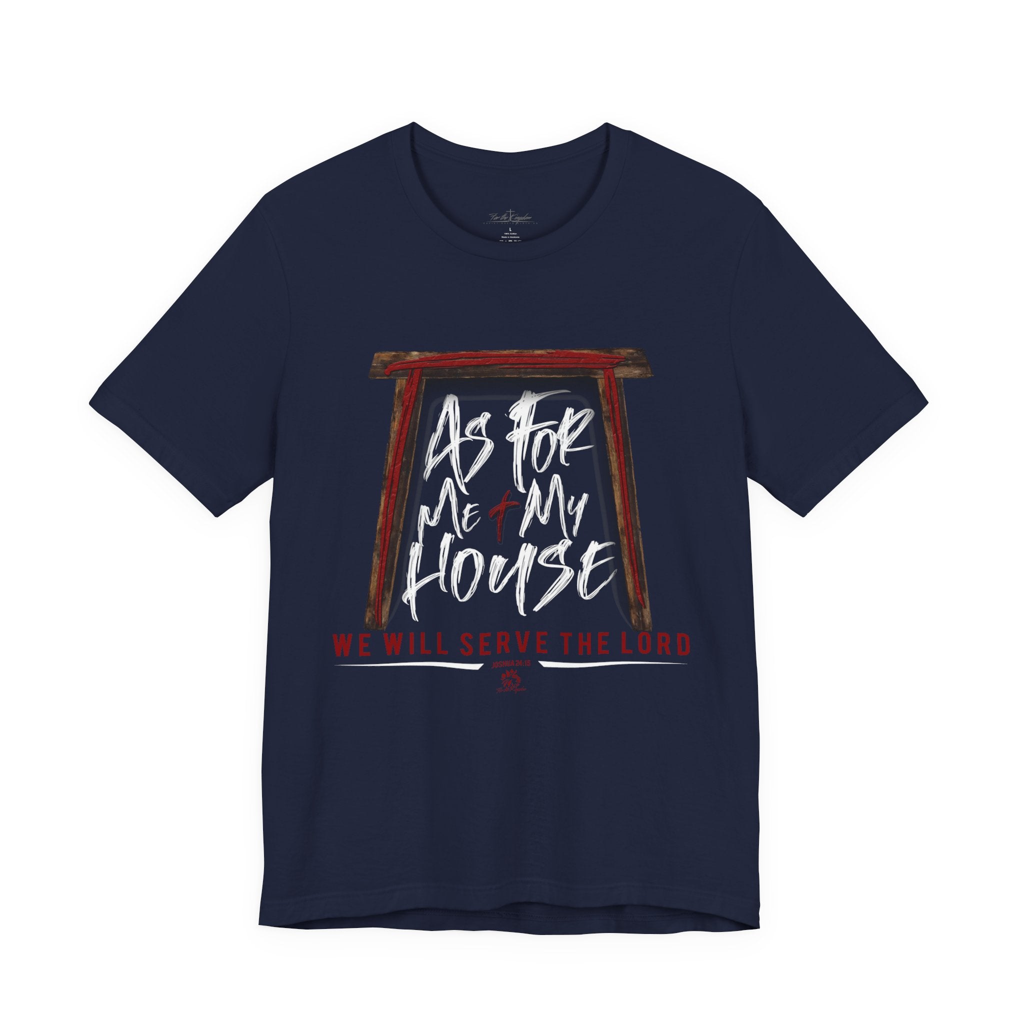 “As For Me & My House" Light Pallete Christian Tee