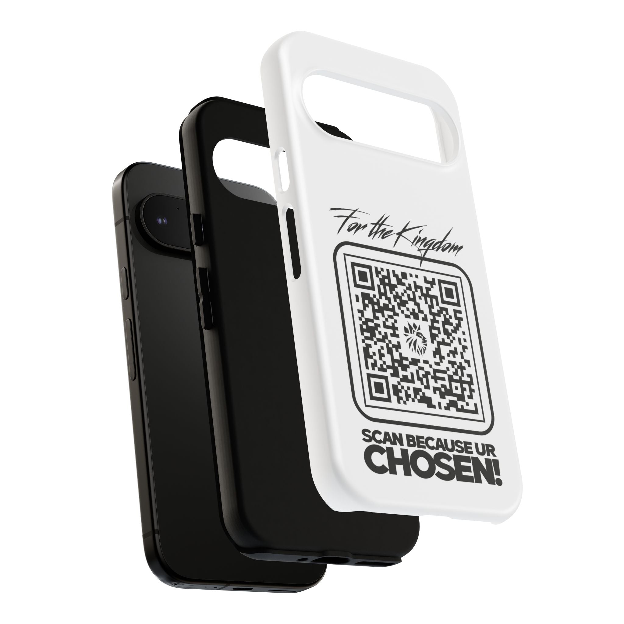 Phone Case — “For the Kingdom” QR Design: Scan Because Ur Chosen
