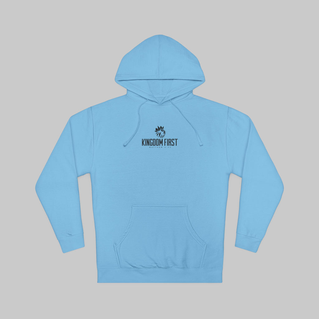Kingdom First Hoodie — Minimal Faith-Inspired Hooded Sweatshirt