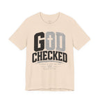 Copy of God Checked T-Shirt — Christian Faith Graphic Tee