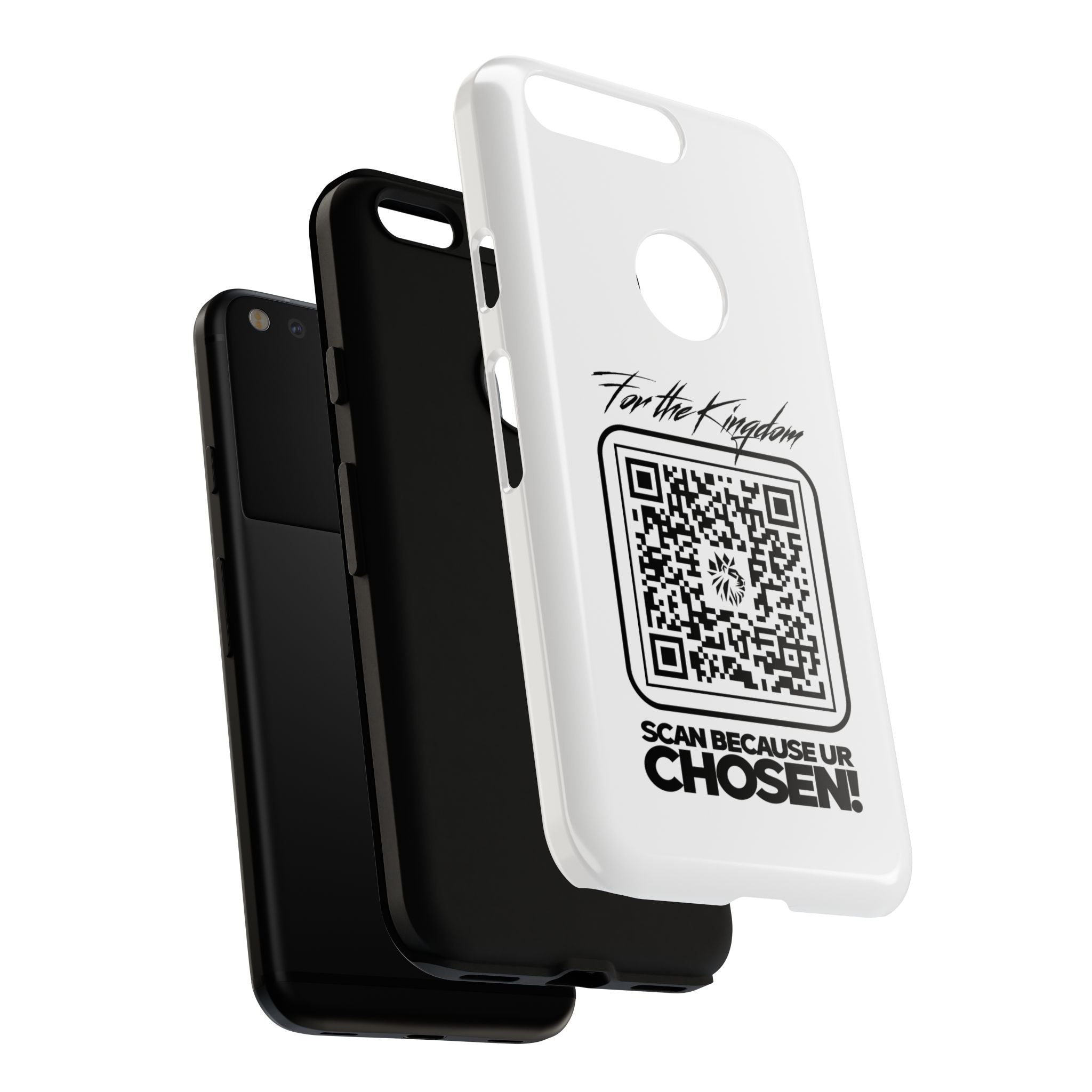 Phone Case — “For the Kingdom” QR Design: Scan Because Ur Chosen