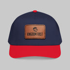 Kingdom First Leather Patch Baseball Cap