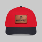 Kingdom First Leather Patch Baseball Cap