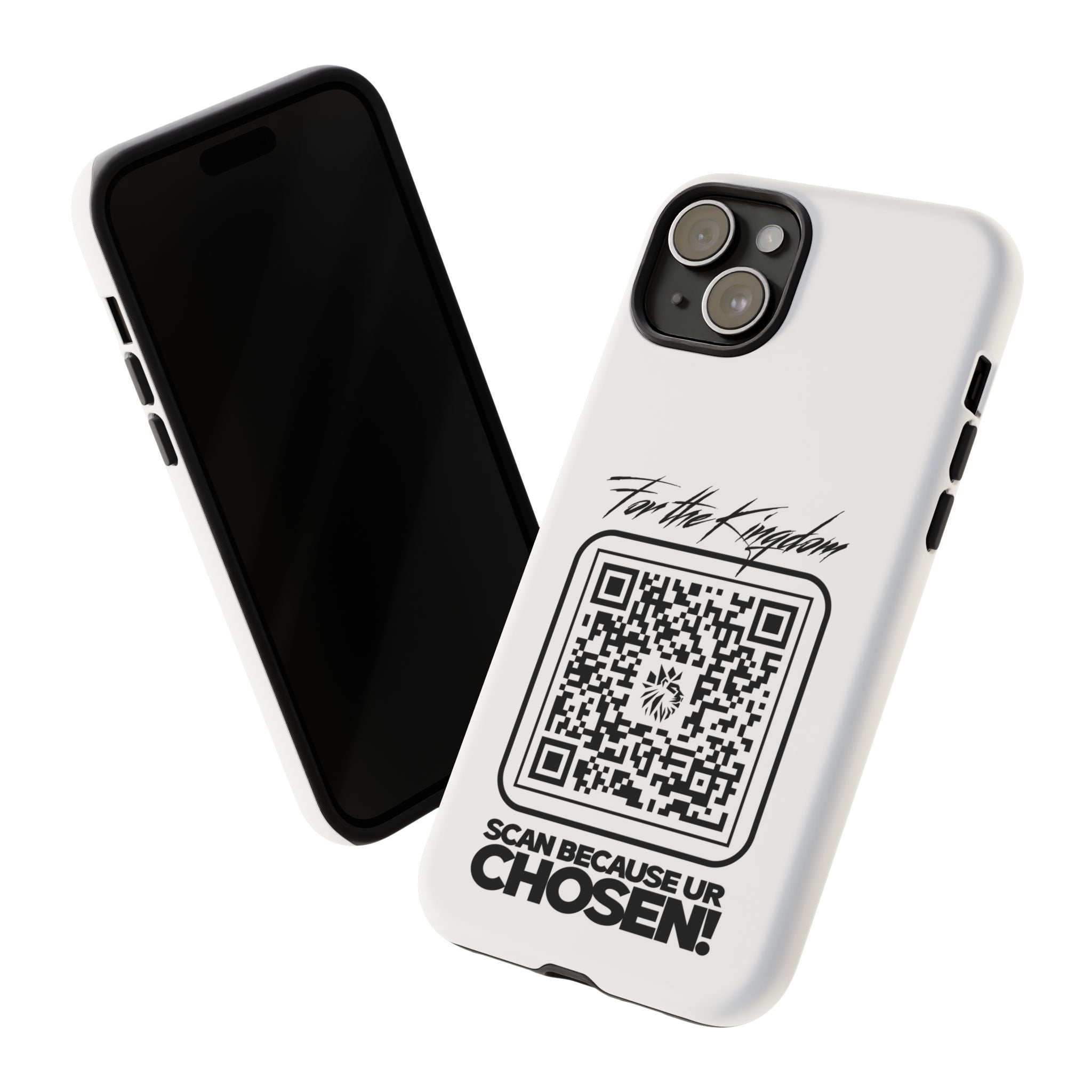 Phone Case — “For the Kingdom” QR Design: Scan Because Ur Chosen