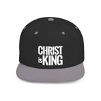 Copy of Christ is King — Flat Bill Snapback Hat — Bold Faith Statement Cap