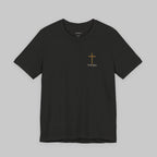 Christian T-Shirt — "Jesus Paid It All" Cross Graphic Tee